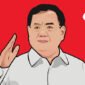 Prabowo Subianto sebagai bakal calon presiden 2024. (Dok. Halloup.com/Annisa Destriani)
