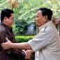 Menhan RI Prabowo Subianto menerima kunjungan Menteri BUMN sekaligus Ketua Umum PSSI Erick Thohir. (Foto Dok. Tim Media Prabowo)