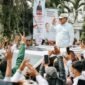 Calon Presiden Prabowo Subianto saat menghadiri konsolidasi dan deklarasi dari Konfederasi Serikat Pekerja Nusantara (KSPN) yang digelar di Bandung, Minggu, 14 Januari 2024. (Dok. TKN Prabowo Gibran)