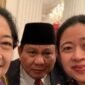 Calon Presiden Prabowo Subianto bersama Ketua Umum PDIP Megawati dan Ketua DPR RI Puan Maharani. (Instagram.com/@puanmaharaniri)