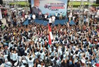 Acara deklarasi dukungan untuk Prabowo-Gibran di Lapangan Banteng, Pasar Baru, Jakarta. (Dok. TKN Prabowo Gibran)

