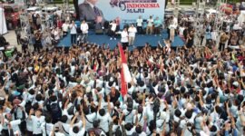 Acara deklarasi dukungan untuk Prabowo-Gibran di Lapangan Banteng, Pasar Baru, Jakarta. (Dok. TKN Prabowo Gibran)

