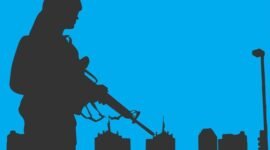 Ilustrasi Kelompok Kriminal Bersenjata (KKB). (Dok. Haiidn.com/M RIfai Azhari)