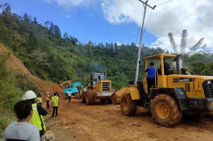 Tanah longsor di Kabupaten Luwu, Sulawesi Selatan. (Dok. BNPB)