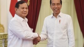 Menteri Pertahanan Prabowo Subianto bersama Presiden Jokowi. (Dok. Presidenri.go.id)