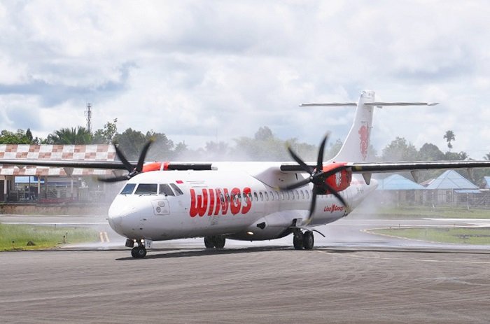 Pesawat Wing Air. (Facebook.com/@Lion Air Group)