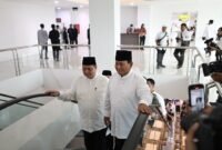 Presiden dan Wakil Presiden terpilih Prabowo Subianto dan Gibran Rakabuming Raka menghadiri Nuzulul Qur’an dan Buka Puasa bersama Partai Golkar di DPP Golkar. (Dok. Tim Media Prabowo)

