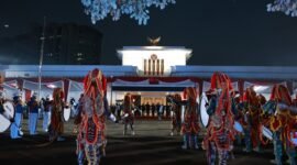 Acara Silaturahmi Halal Bihalal dan Syukuran Abituren Akabri 1971-1975 tahun 2024' di Kementerian Pertahanan. (Dok. Tim Media Prabowo)