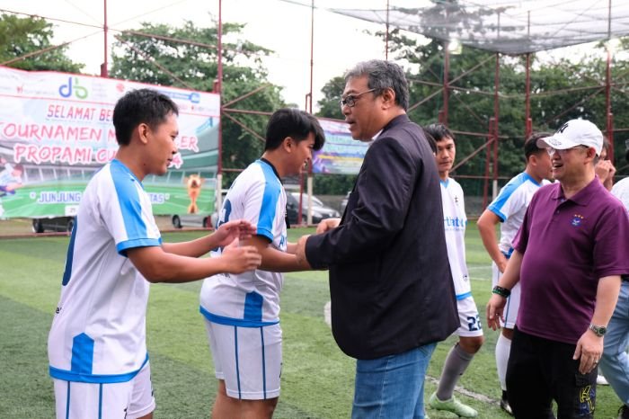 Foto : Final Tournament Mini Soccer PROPAMI CUP V 2024 yang diselenggarakan di lapangan Triboon, Jakarta, pada 6 Juli 2024, telah mencapai puncaknya (6/7/24). (Doc.Ist)