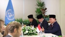 Presiden RI Prabowo Subianto melakukan pertemuan dengan Sekjen Perserikatan Bangsa-Bangsa (PBB) António Guterres.. (Dok. Tim Meida Prabowo)

