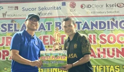 Foto : PROPAMI CUP VI 2025 di TriboOn Mini Soccer, Jeruk Purut, Jakarta Selatan (19/7/25). (Doc.Ist)